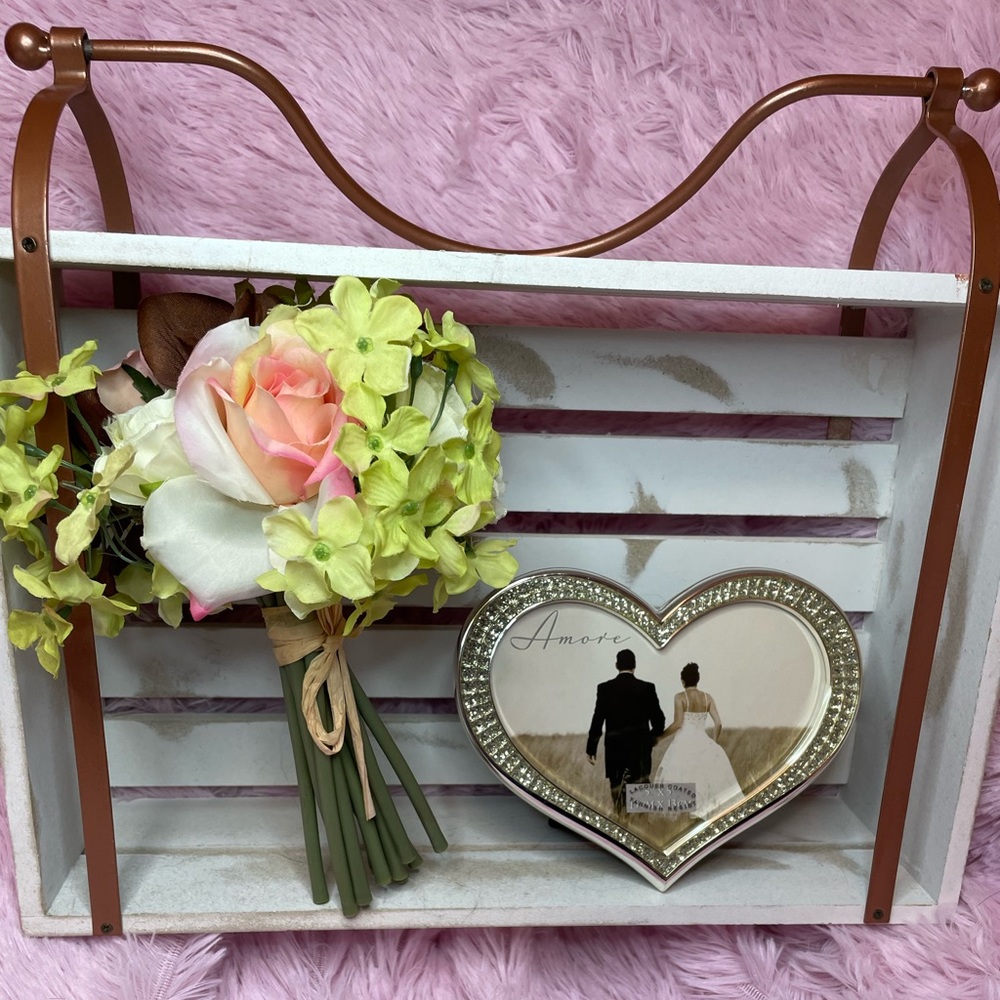 Silver Heart Picture Frame